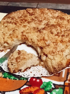 Una foto de Tarta de manzana y almendras