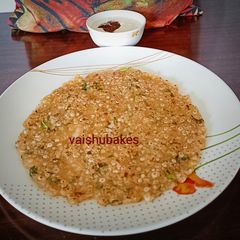 A picture of Sabudana Paratha/ साबुदाणा पराठा.
