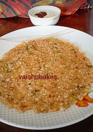 A picture of Sabudana Paratha/ साबुदाणा पराठा.