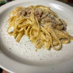Fettuccine Carbonara A picture of Fettuccine Carbonara.