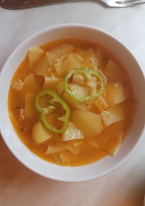 Lebbencsleves recept fotója