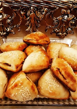 عکسی از دستور کلوچه زنجفیلی مغزدار