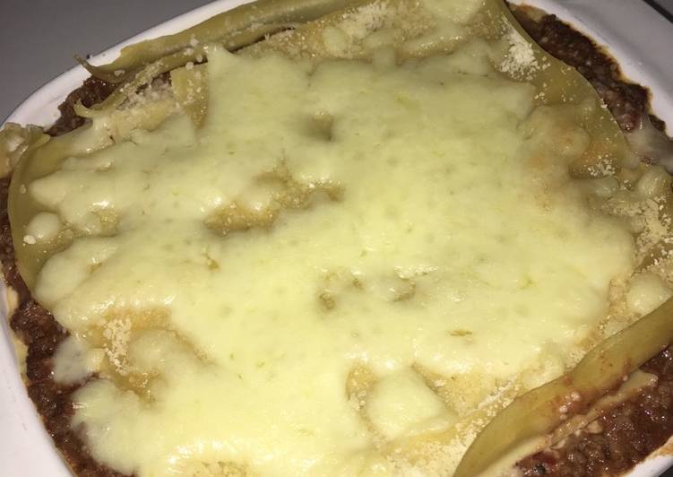 Cara Gampang Menyiapkan Beef lasagna, Lezat Sekali