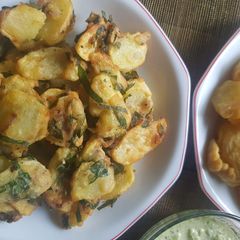 A picture of Bhajia # deep fried snack #.