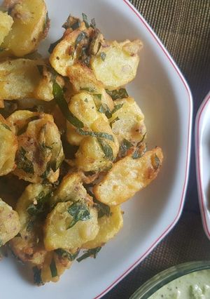 A picture of Bhajia # deep fried snack #.