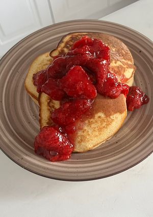 Laktózmentes amerikai palacsinta recept fotója