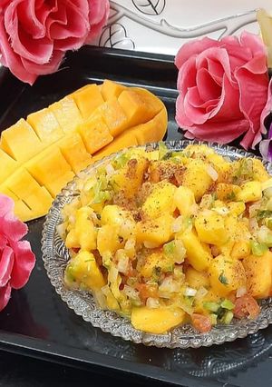 A picture of Grilled Mango salsa🥭🥭.