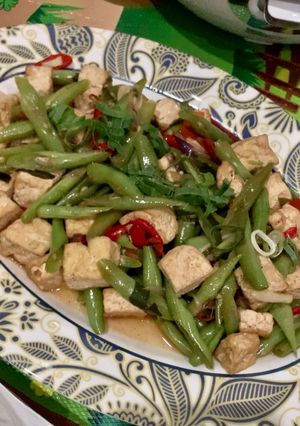 Foto resep Tumis Buncis Tahu Saori