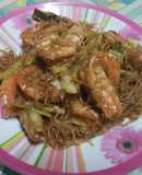 SP.0334 - Miến Xào Tôm Cánh Bướm