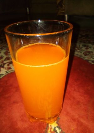 A picture of Carrot juice 😋😋.