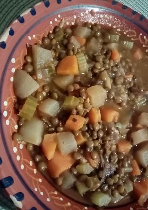 Une photo de Lentilles aux légumes