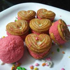 A picture of Stolen Hearts Strawberry Sandesh.