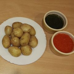 A picture of Papas Arrugadas.