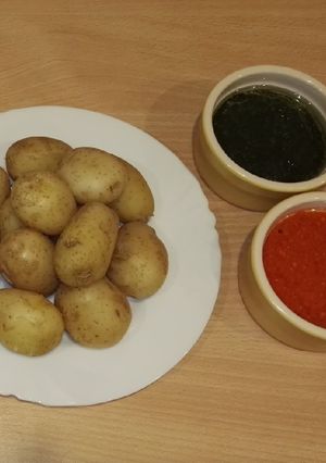 A picture of Papas Arrugadas.