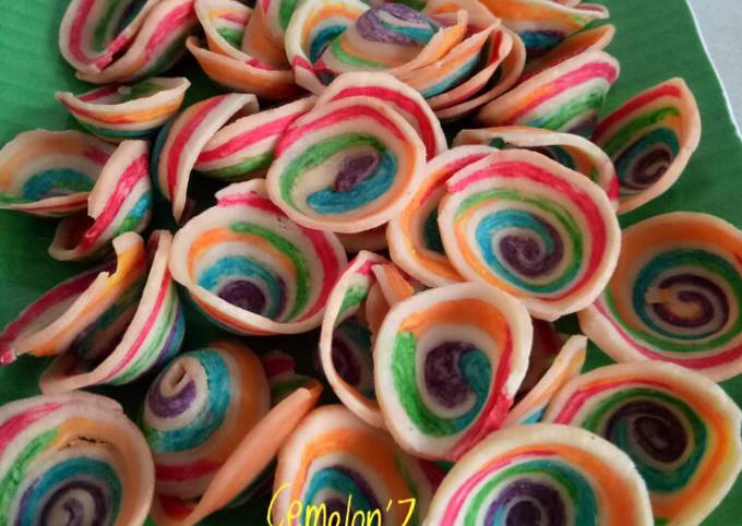 Anti Ribet, Memasak Kuping Gajah Rainbow Anti Gagal