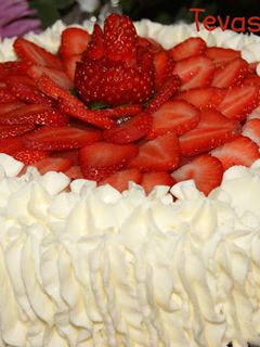 Una foto de Tarta de fresas de Mamá