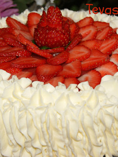 Una foto de Tarta de fresas de Mamá