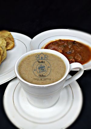 A picture of Tamarind puree (kunun tsamiya).