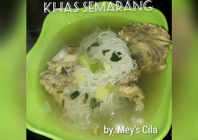 Soto Bangkong Khas Semarang dgn Balungan Ayam