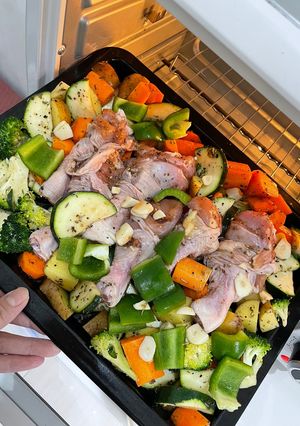 Foto resep Vegetable Chicken Oven