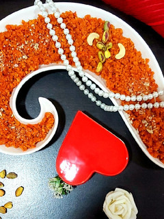A picture of Gajar ka Halwa (carrot sweet).