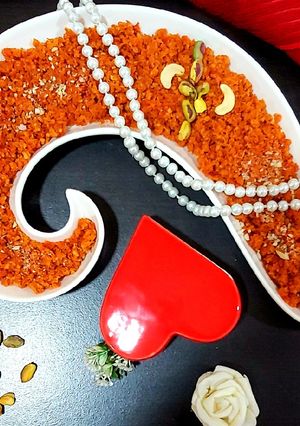 A picture of Gajar ka Halwa (carrot sweet).