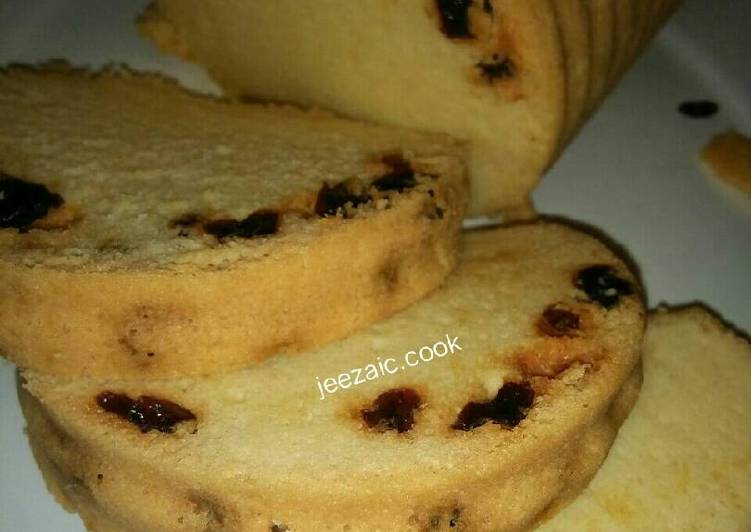 Cara Gampang Menyiapkan Raisins Butter Cake Anti Gagal