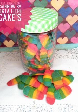 Foto resep Lidah kucing rainbow