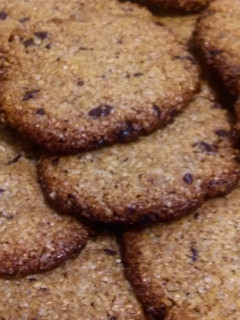 Una foto de Galletas de avena y gotas de chocolate
