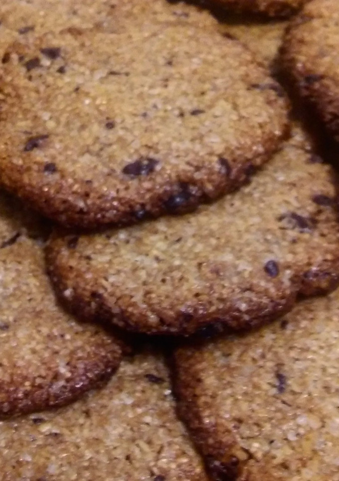 Una foto de Galletas de avena y gotas de chocolate