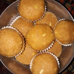 A picture of Mava ladoo.