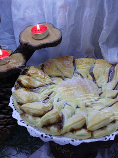 Una foto de Estrella de Navidad de chocolate