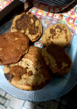 Una foto de Mini panqueques con avena