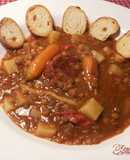 Lentejas con mini verduras y tomates secos