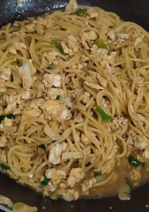 Foto resep Spaghetti Telur Kecap (MPASI RF 1+)