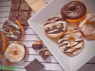 دونات في القلاية الهوائية