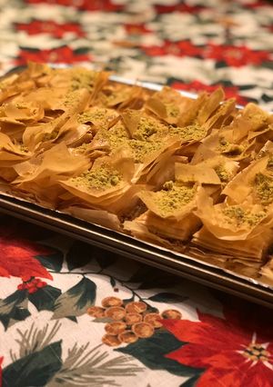 A picture of Indian Baklava.