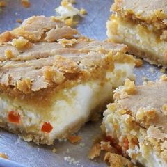 A picture of Feta Cheese Pie with Red Pepper & Zea Flour Phyllo Dough (ver. 7).