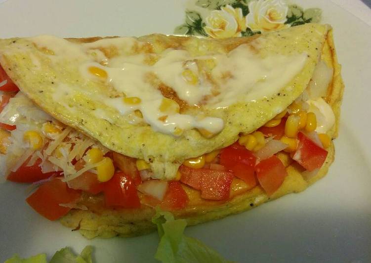 Crepioca vegetariana