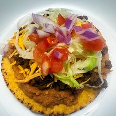 A picture of Easy Ground Beef Tostadas 🌮.