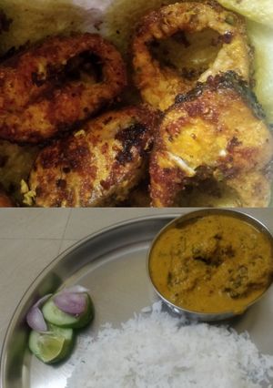 A picture of Fish curry Mom Recipe.