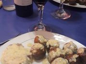 Una foto de bondiola de cerdo a la crema