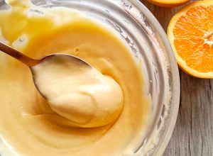 Una foto de Orange curd
