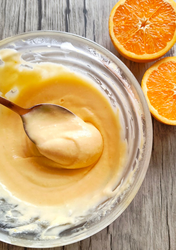 Una foto de Orange curd
