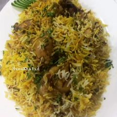 A picture of Chicken Biryani.