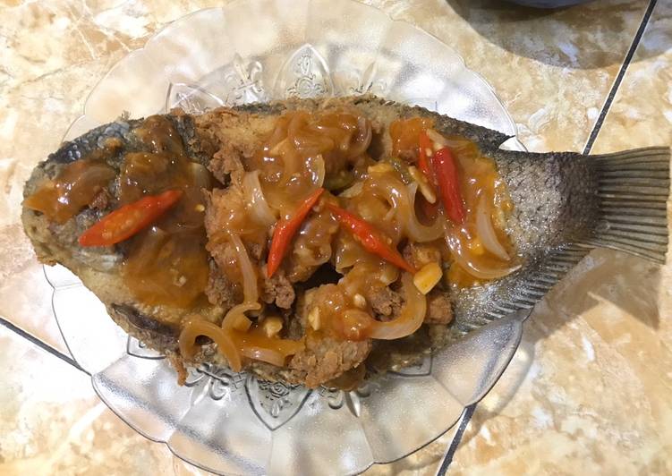 Cara membuat Gurame Fillet Asam Manis yang nikmat Untuk Jualan
