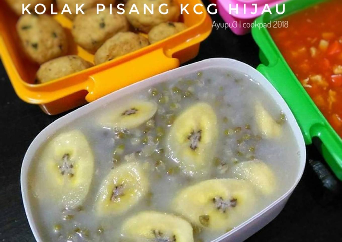 Kolak pisang kacang hijau