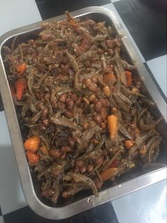 Foto resep Tumis goreng teri + kacang tanah