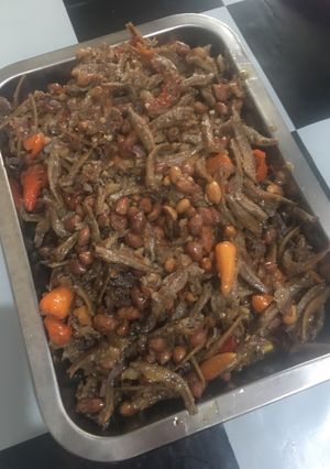 Foto resep Tumis goreng teri + kacang tanah