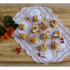 A picture of Sooji Halwa - Pakistani style Semolina Halwa.